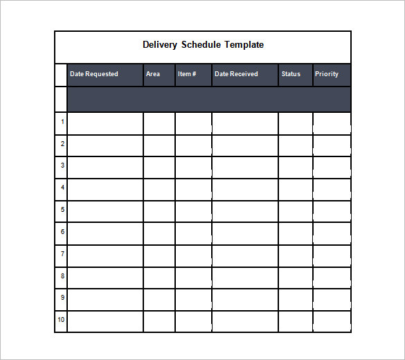 microsoft excel shipping manifest template